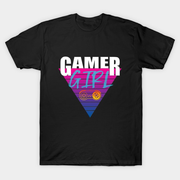 Gamer Girl Clothing, Apparel, Merch, Gift for Girl Gamers T-Shirt by TSHIRT PLACE